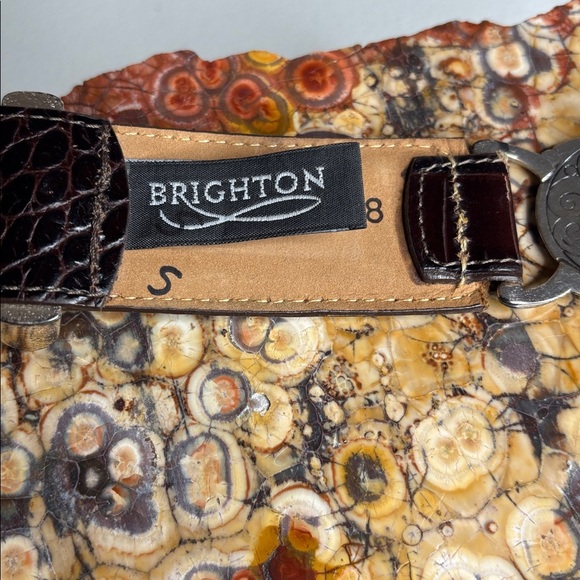 Brighton Western Belt, Size 36/XL, Dark Brown main image 4